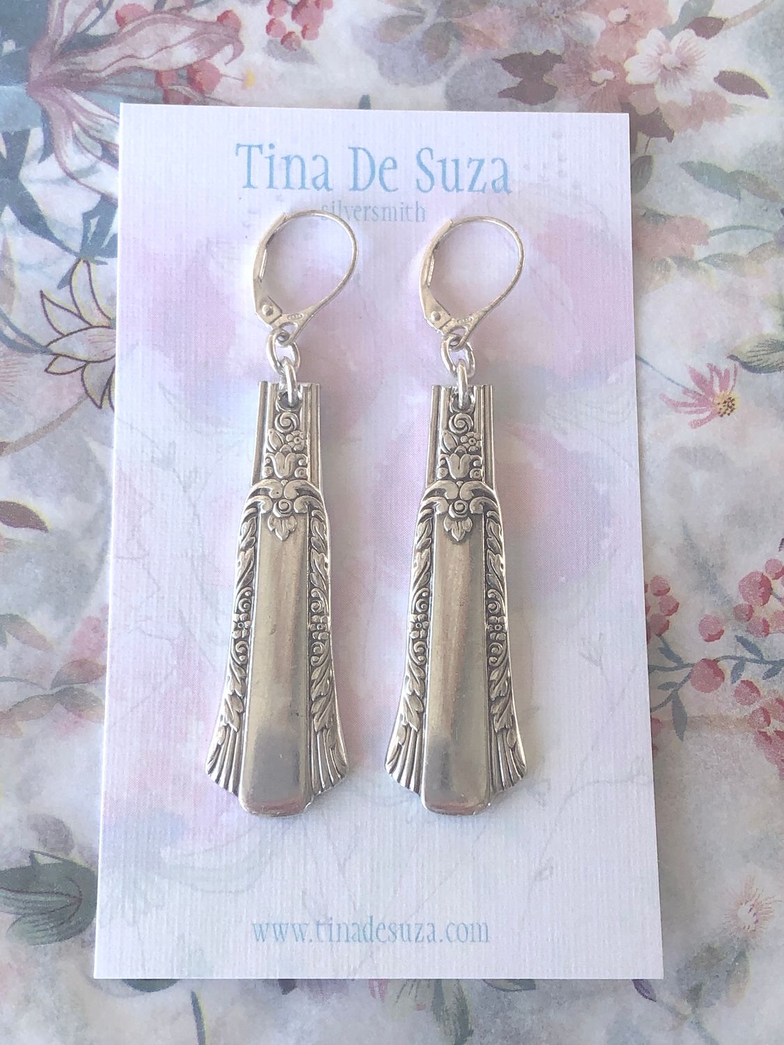 Vintage Cutlery Earrings - Treasure, 1940