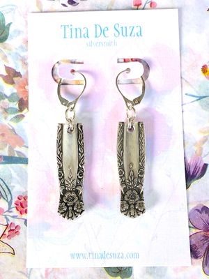 Vintage Cutlery Earrings - circa 1960s