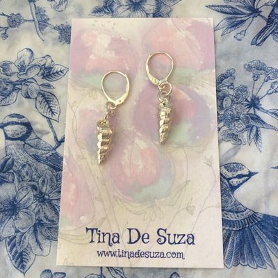 Turret Snail Earrings (origin: Tinopai, NZ)