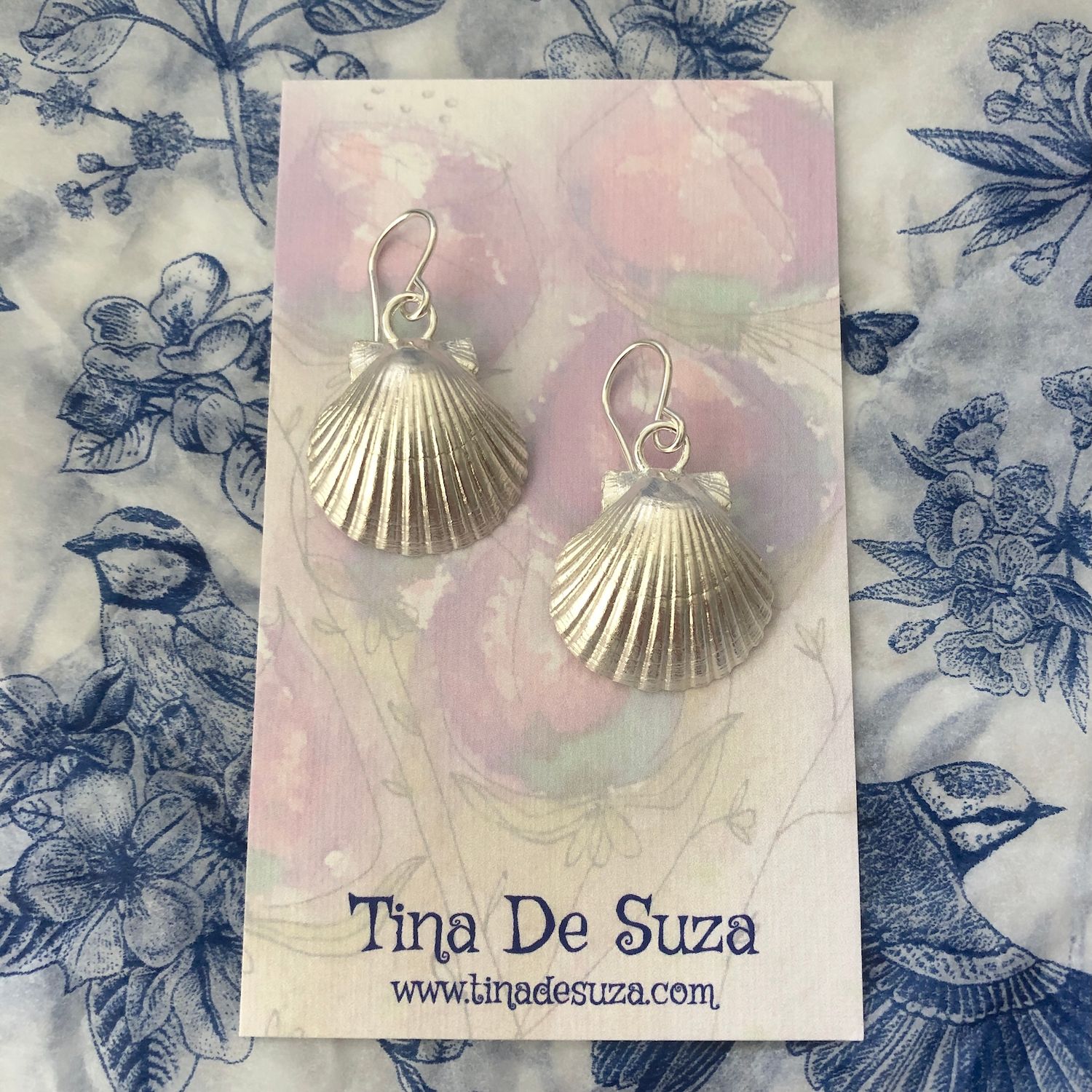 Scallop Shell Earrings (origin: Takapuna Beach, NZ)