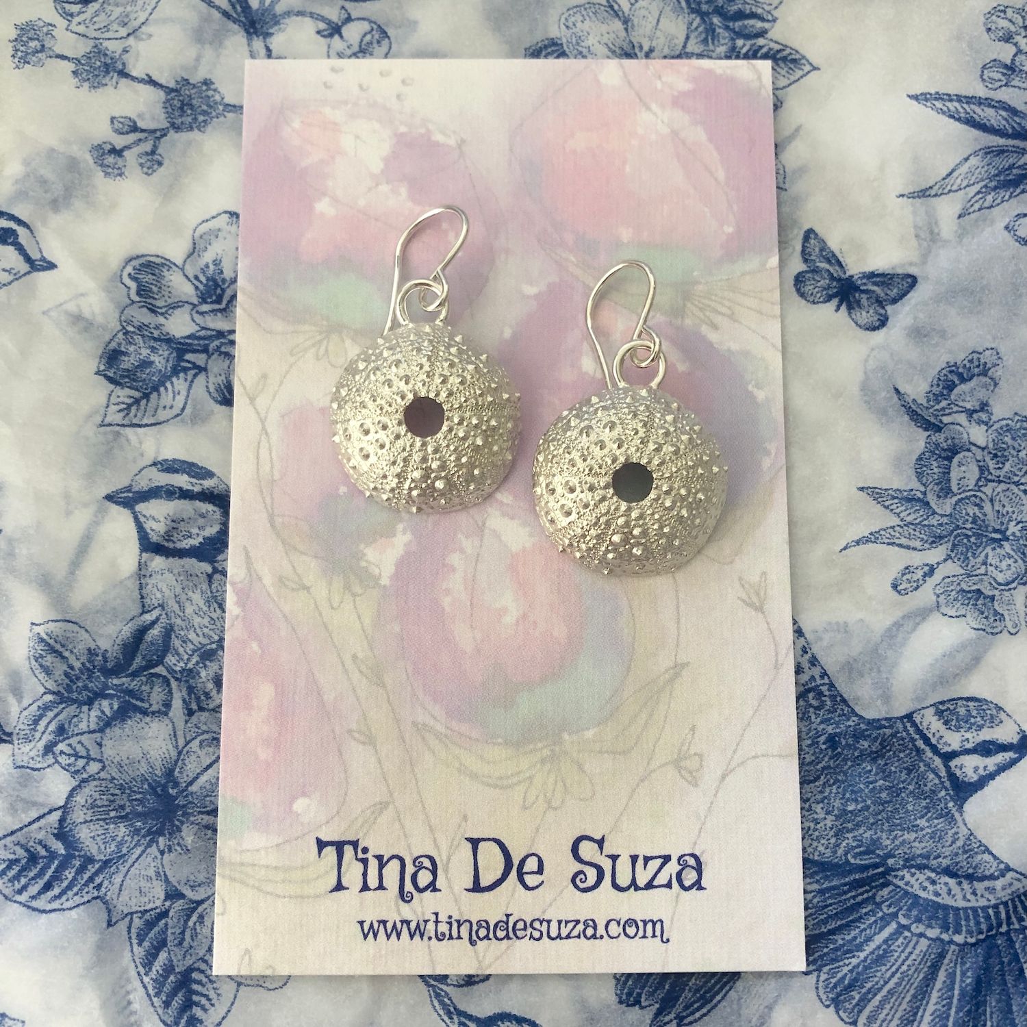 1/2 Kina Earrings (origin: Whangarei Heads, NZ)