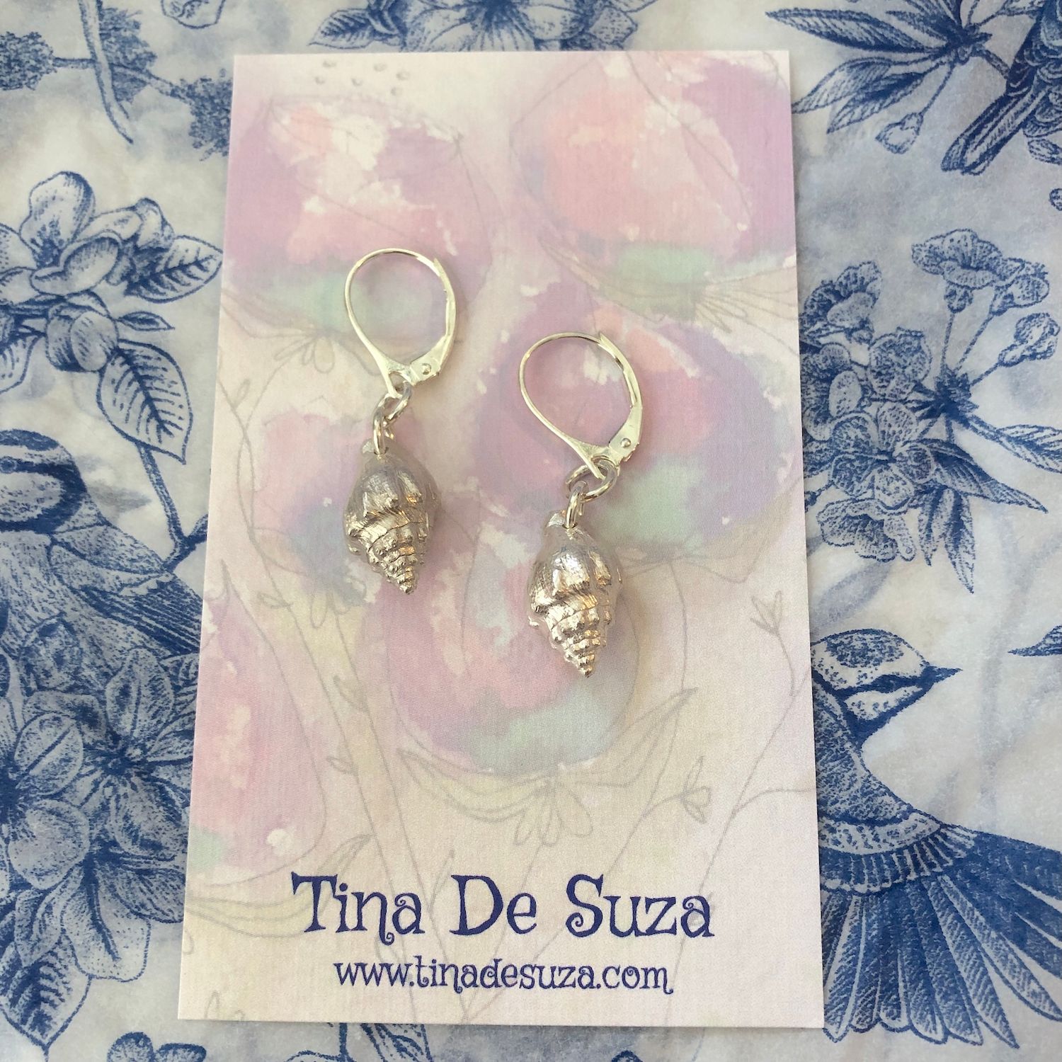 Tiny Sea Snail Earrings (origin: Tinopai, NZ)