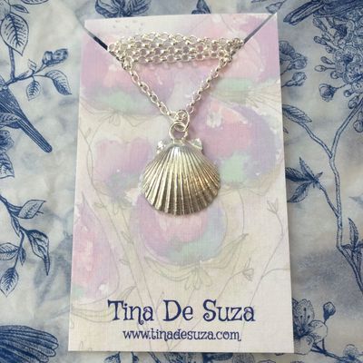 Pendant: Scallop Shell (origin: Takapuna Beach, NZ)
