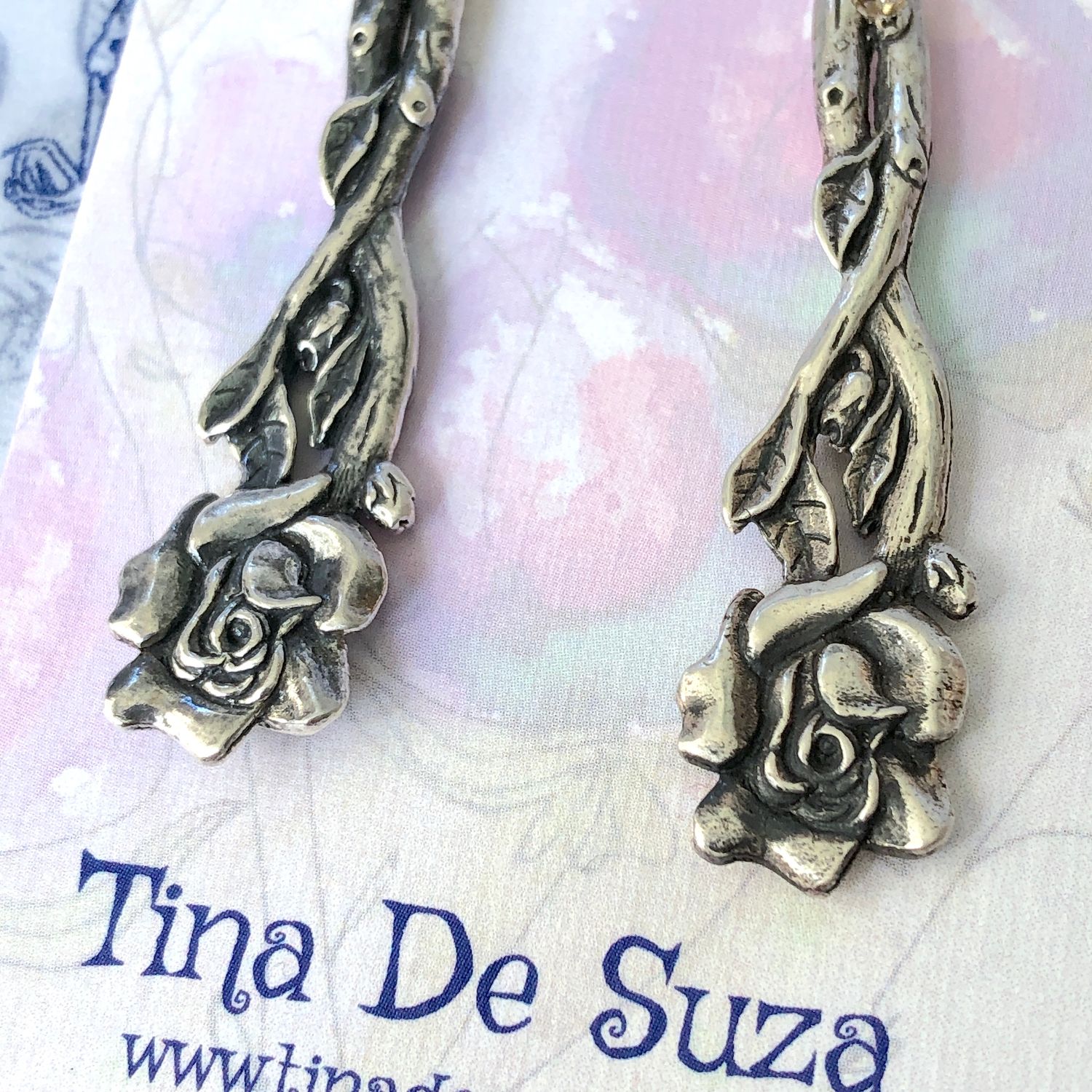 Vintage Cutlery Earrings - Rodd Florals