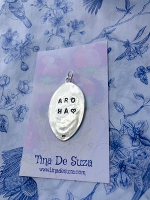 Sterling Tag - AROHA &lt;3 (love)