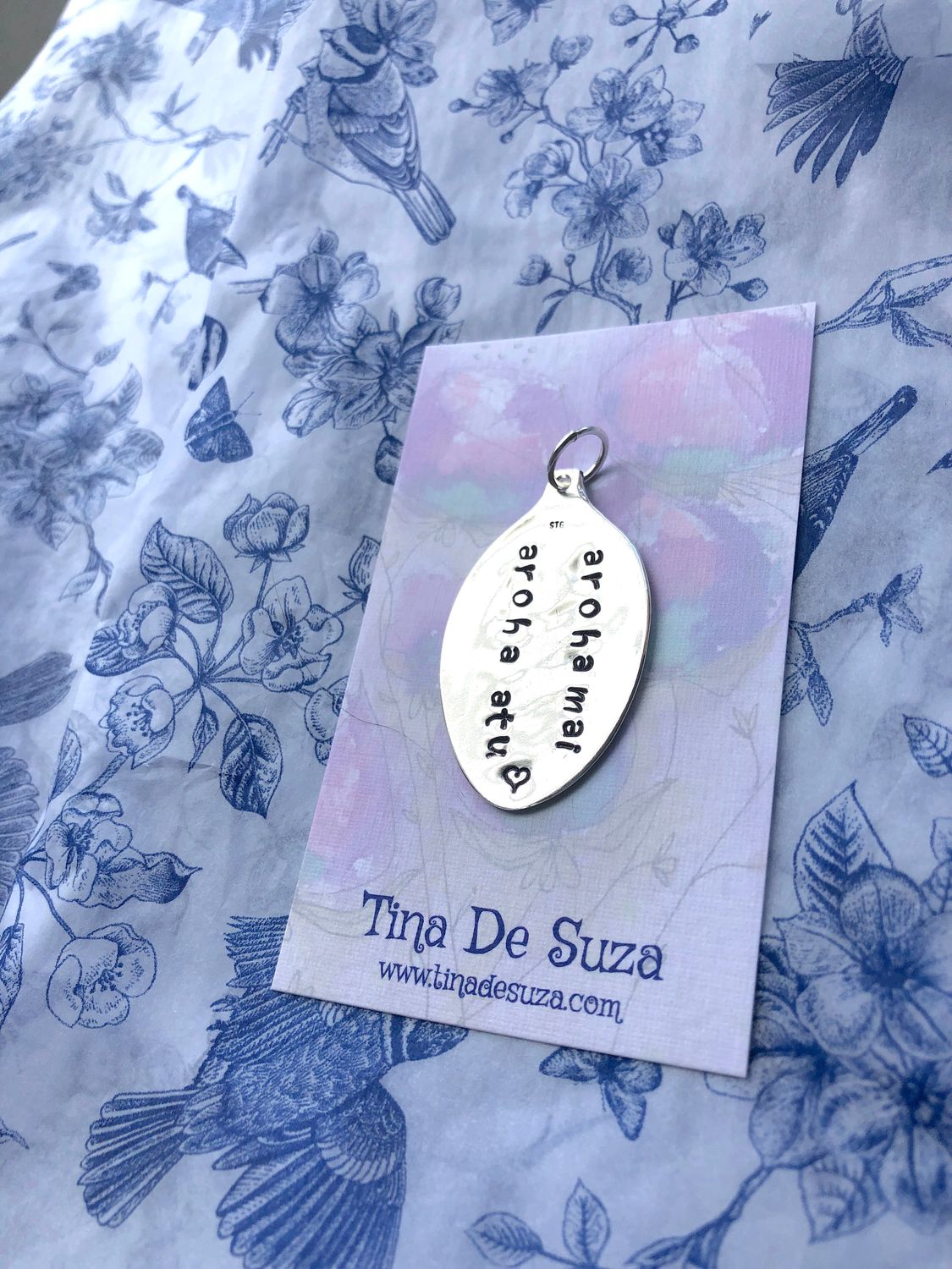 Sterling Tag - AROHA MAI AROHA ATU &lt;3 (love given and love received)