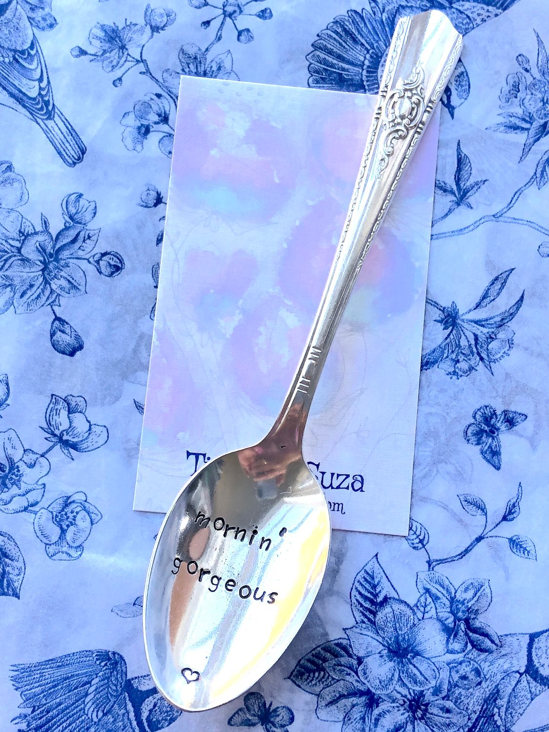 Stamped spoon - mornin&#39; gorgeous