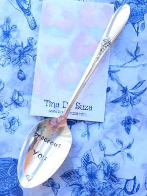 Stamped spoon - precious you