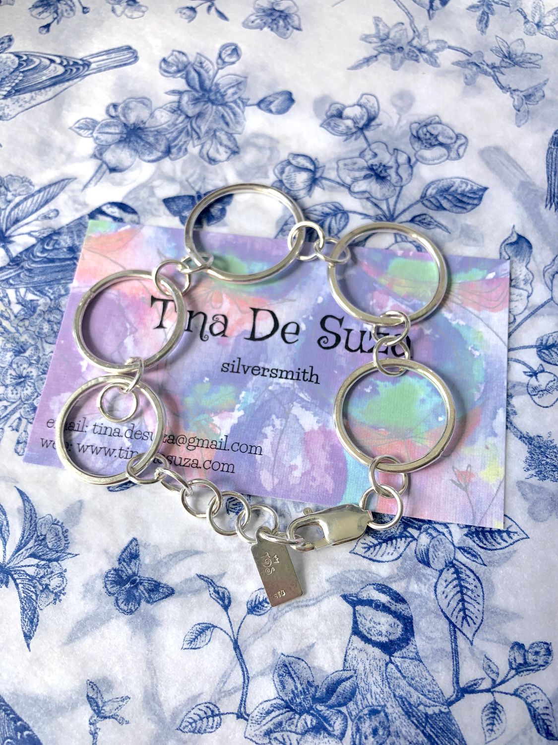 hand made: large loopy bracelet 21cm