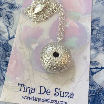 Pendant: Solid Sterling Kina (origin: Whangarei Heads, NZ)