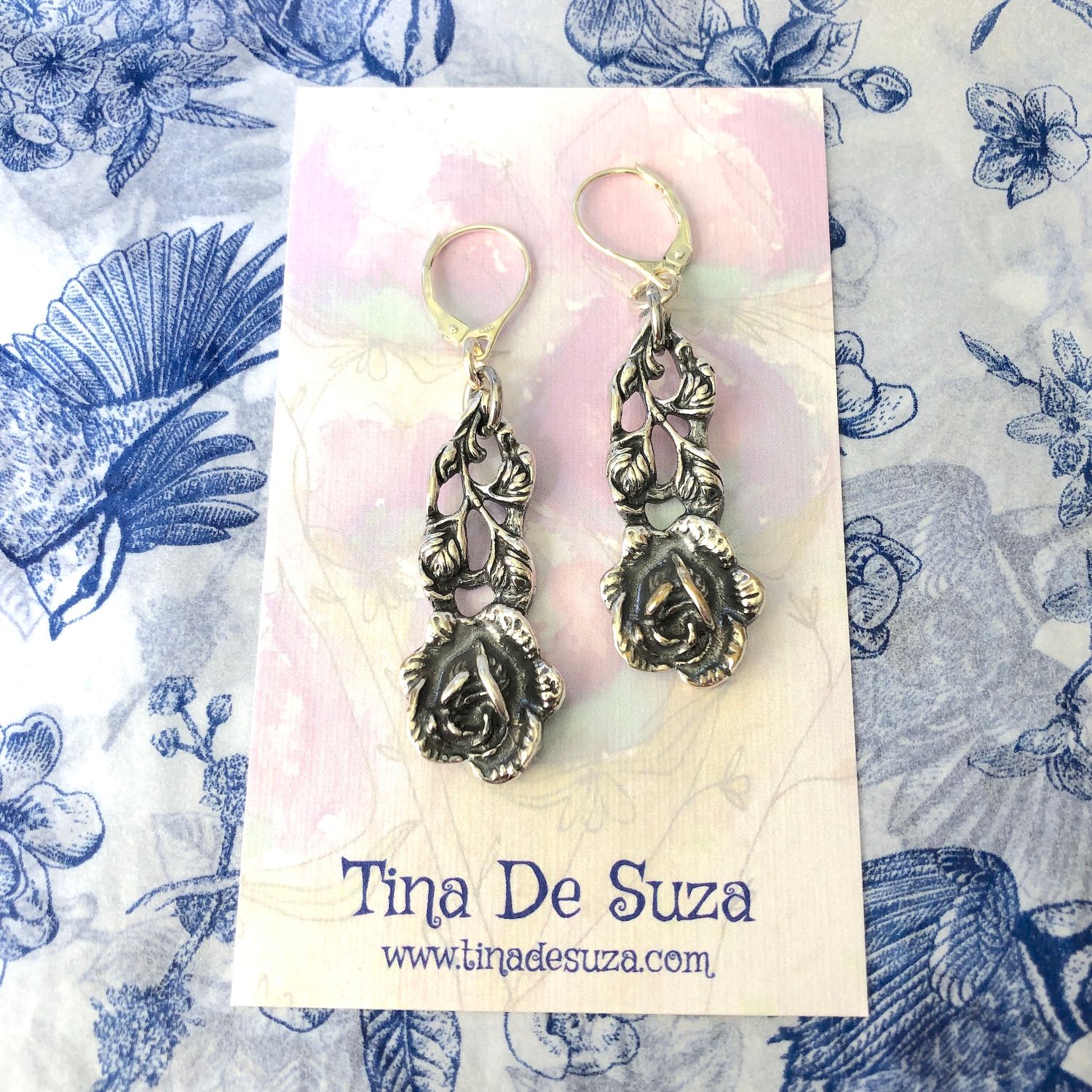Vintage Cutlery Earrings - Rodd Florals