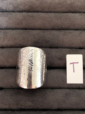 Saddle in Sterling - size T