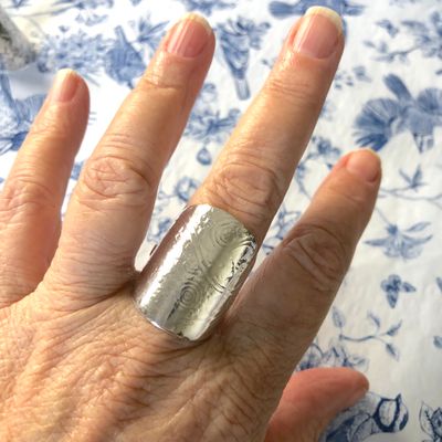Saddle in Sterling - size T