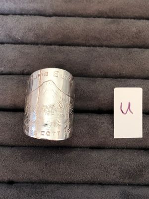 Saddle in Sterling - size U