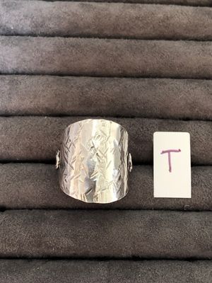 Saddle in Sterling - size T