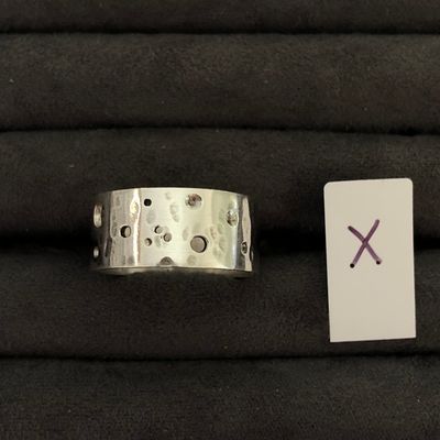 Moonscape ring - size X