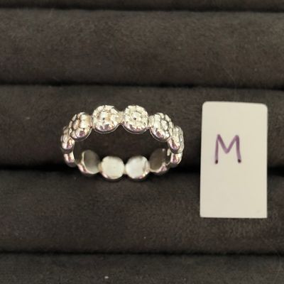 Sterling daisy ring - size M