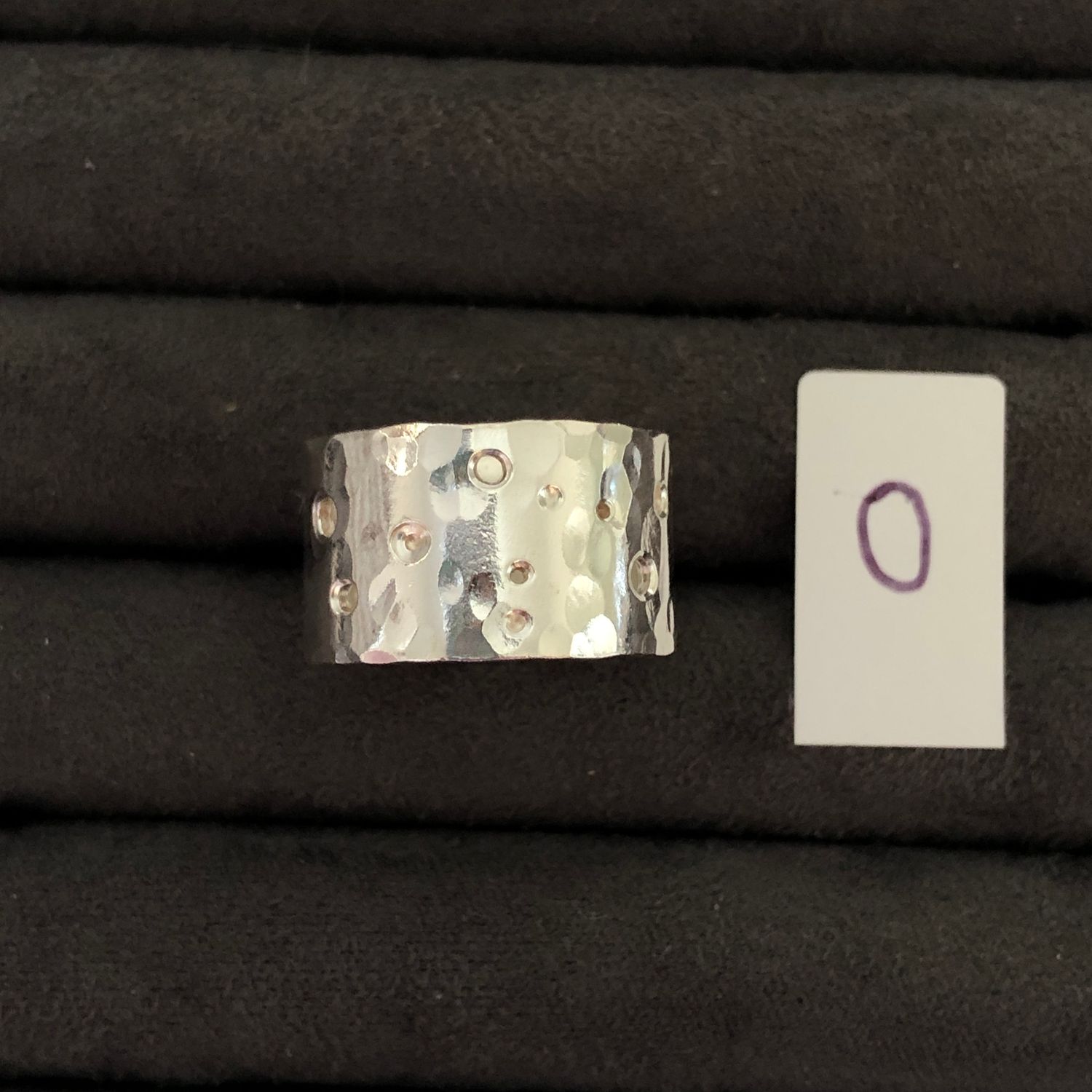 Moonscape ring - size O