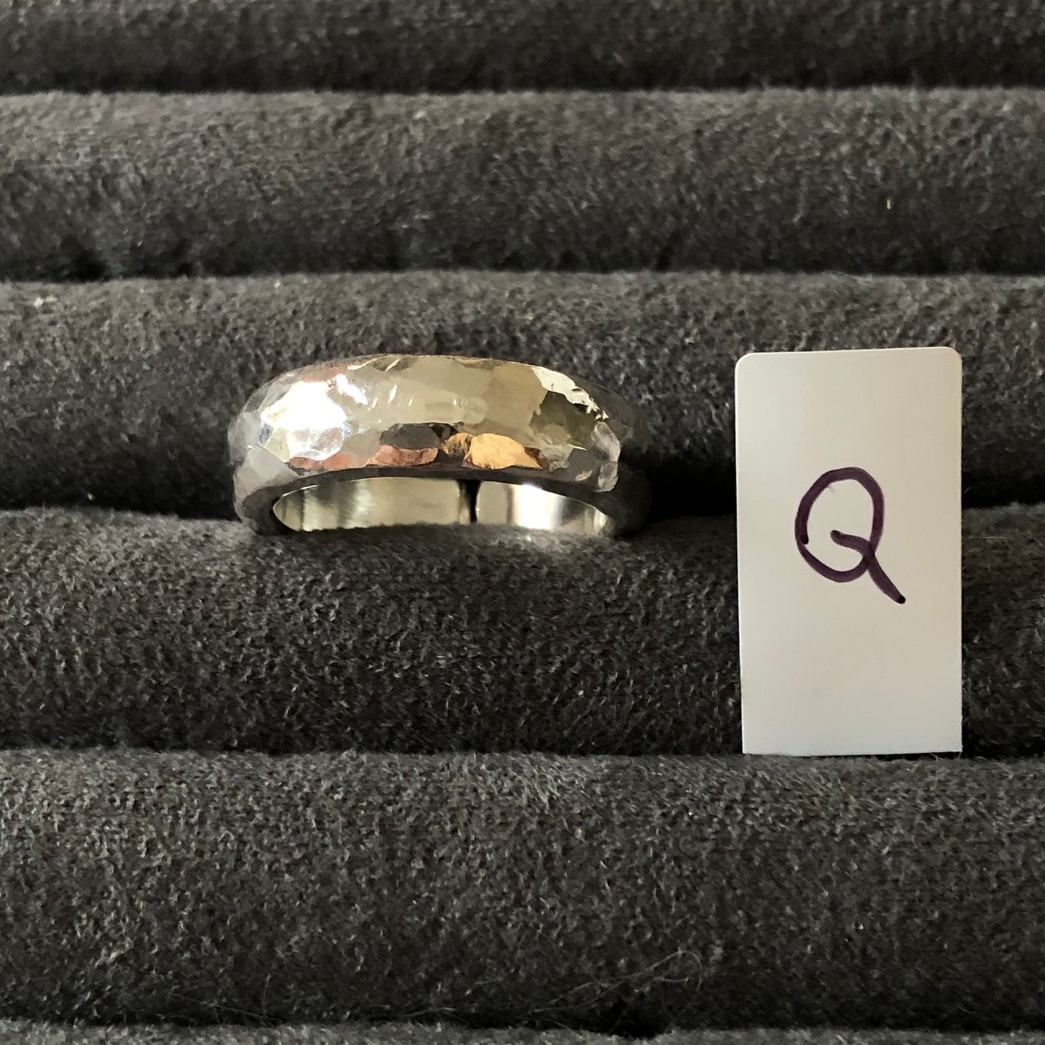 VERY wide thick band - size Q