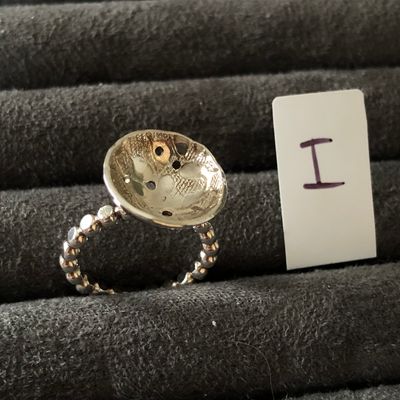 Crucible ring: size I (i) - moonscape
