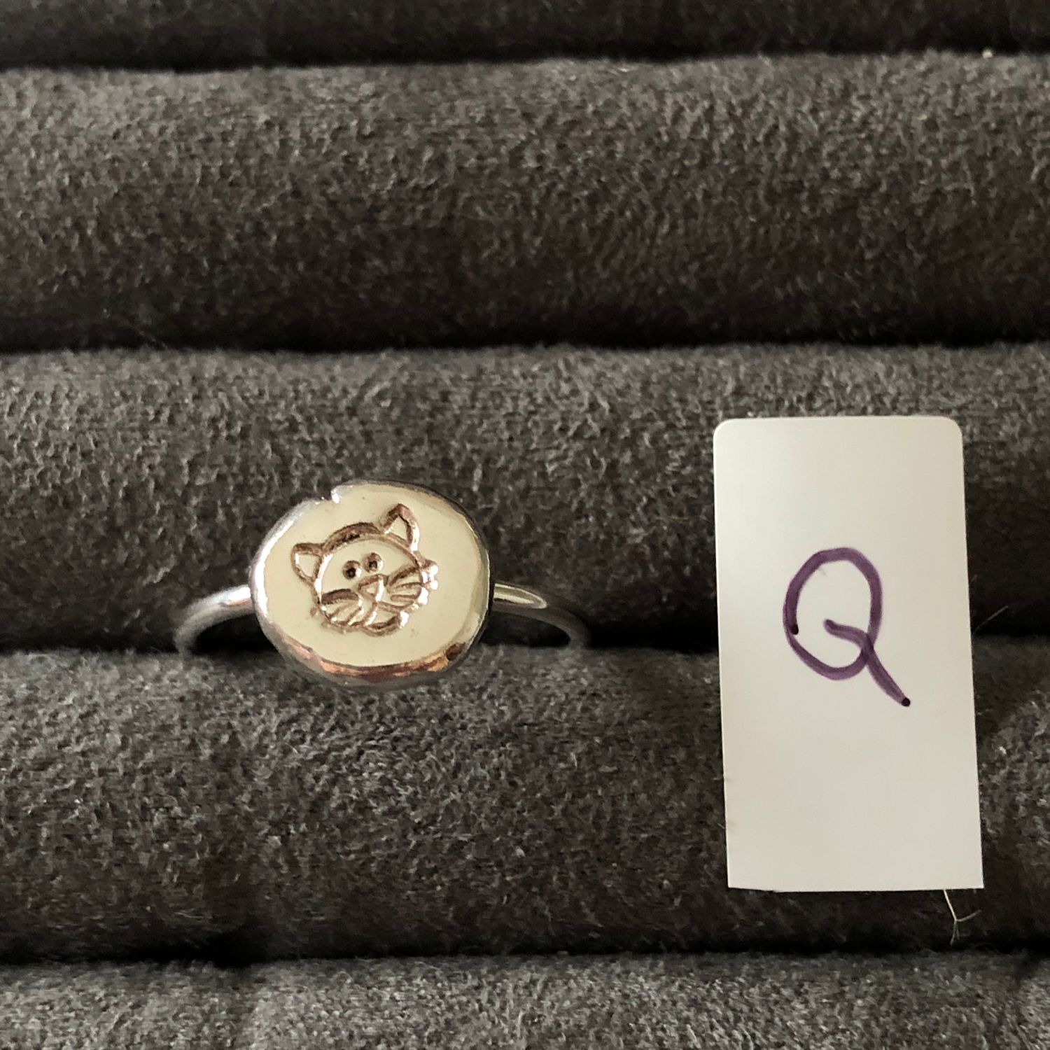 Nugget ring: size Q - kitty