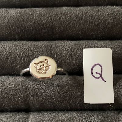 Nugget ring: size Q - kitty