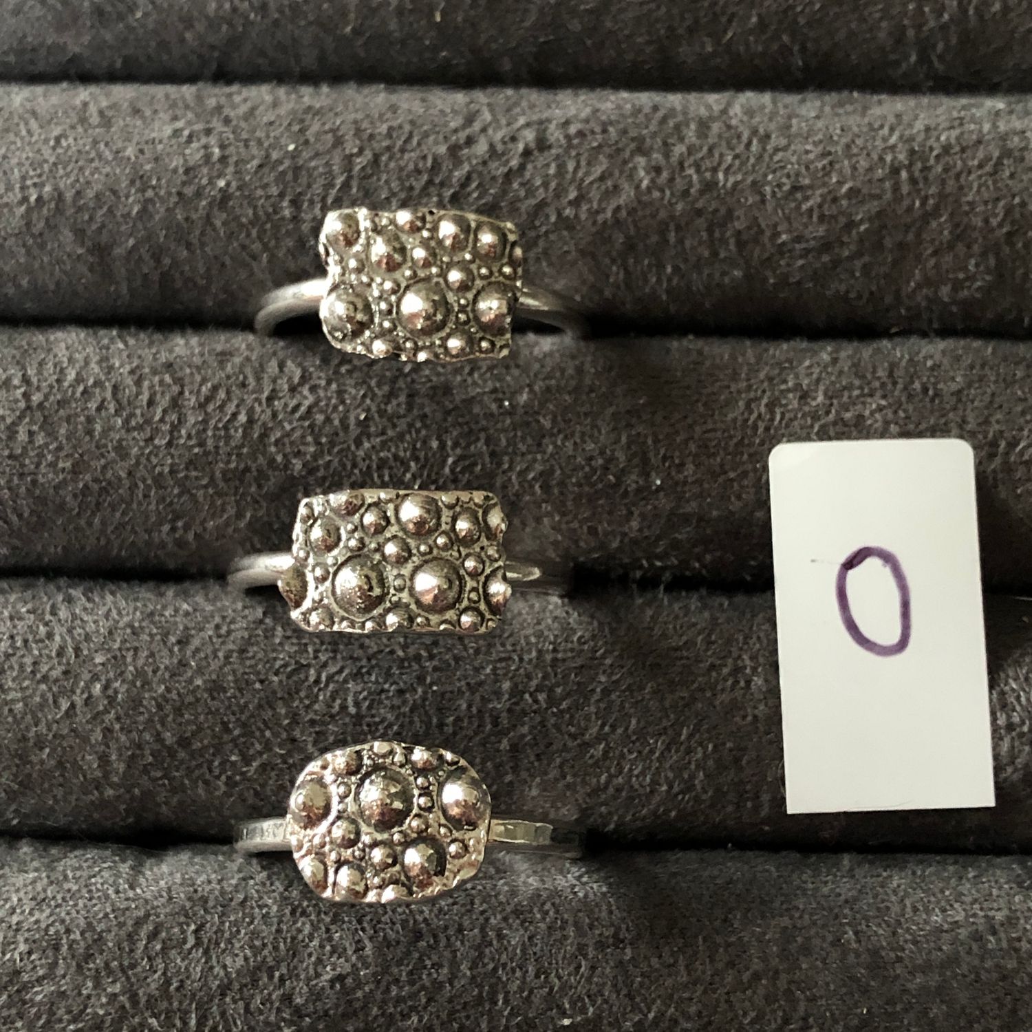 Kina frag ring: size O (choose one)