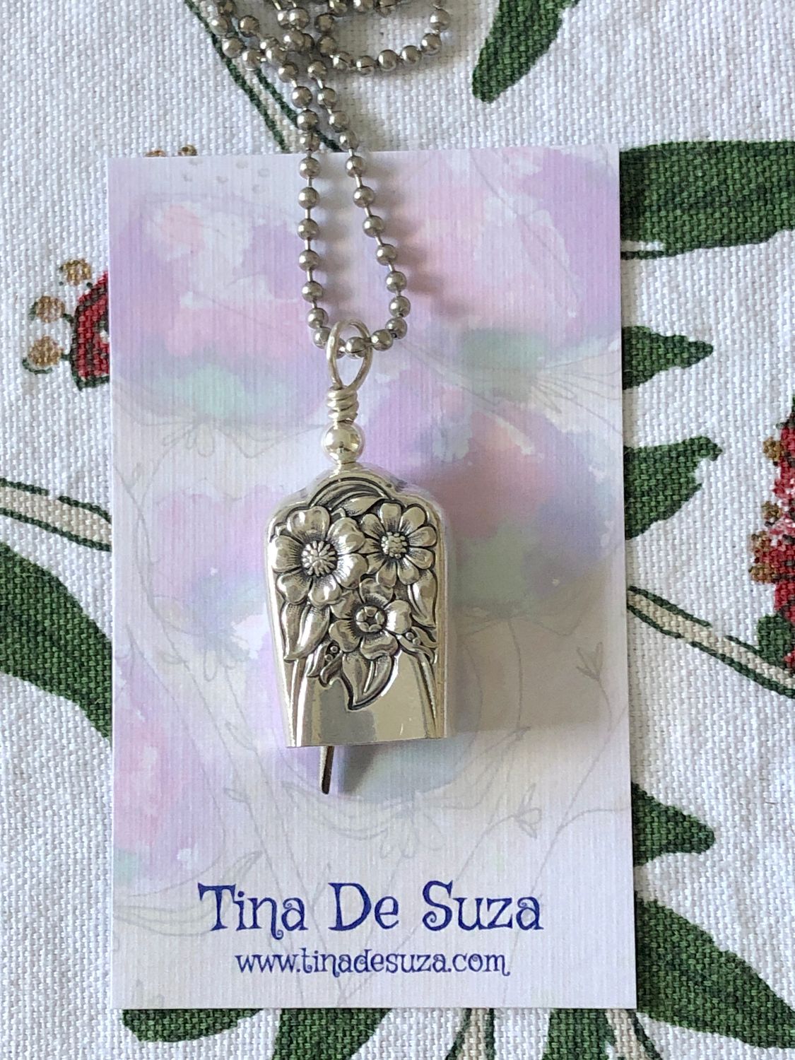 Angel Bell Pendant - April, 1950