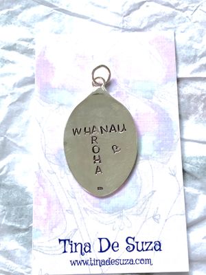 Solid sterling spoon bowl pendant