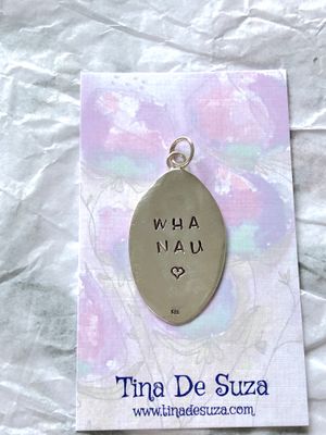Solid sterling spoon bowl pendant