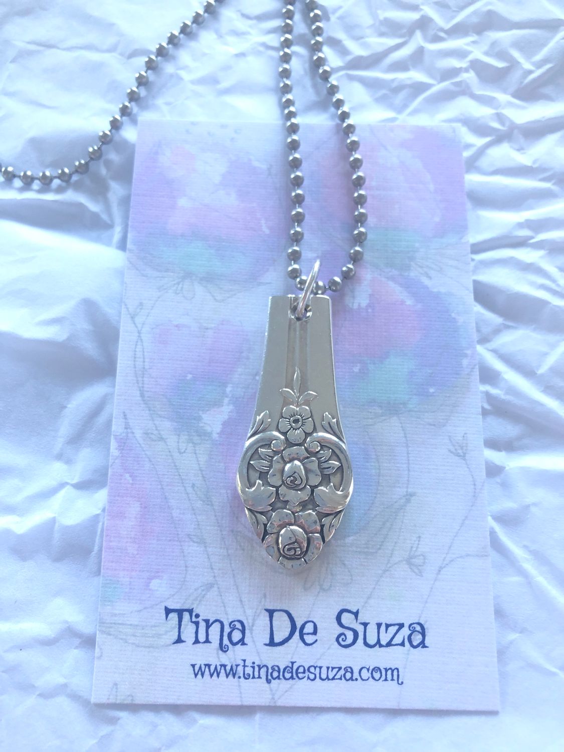 Vintage cutlery pendant - circa 1930s