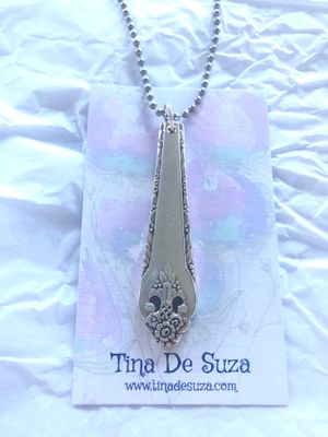 Vintage cutlery pendant - circa 1950s