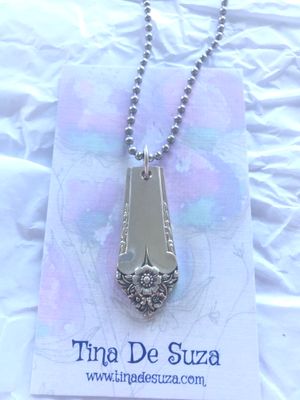 Vintage cutlery pendant - circa 1950s