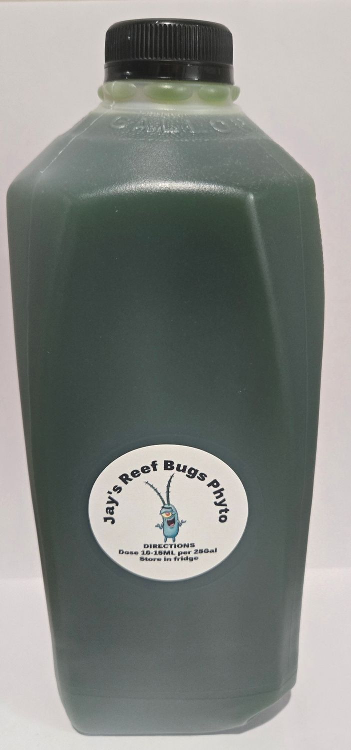 8 Strain Premium Phytoplankton Blend HALF GALLON.