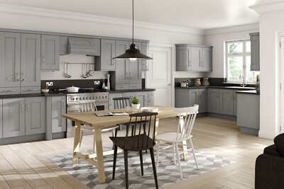 Yale Shaker Kitchen In Dust Grey Yale Shaker Kitchen In Dust Grey