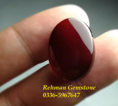 Red Irani Aqeeq Fine Quality Gemstone - Whatsapp for Order