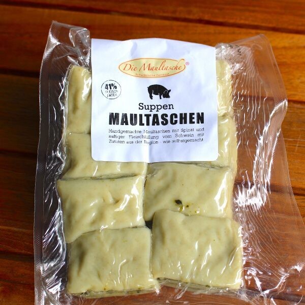 Suppen-Maultaschen mit Fleisch 8-er Pack ca. 280 Gramm