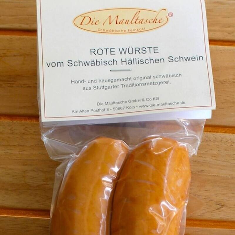Rote Wurst 2-er Pack ca. 250 Gramm Rote Wurst 2-er Pack ca. 250 Gramm