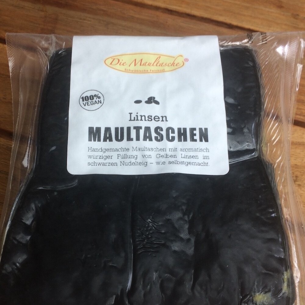 Vegane Linsen Maultaschen 4-er Pack ca. 380 Gramm