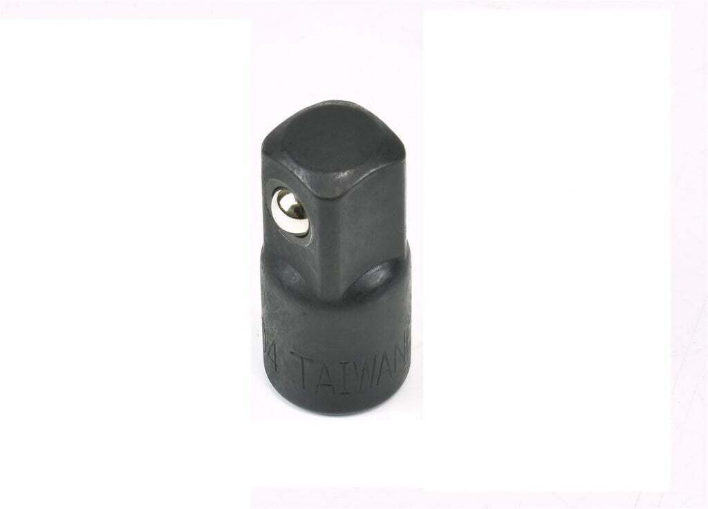 IceToolz verloop D8D4, 8mm>1/2”, zwart