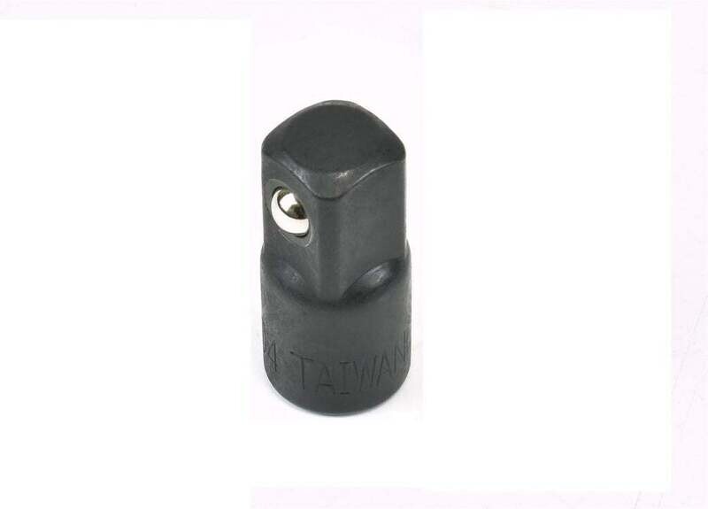 IceToolz verloop D8D4, 8mm>1/2”, zwart
