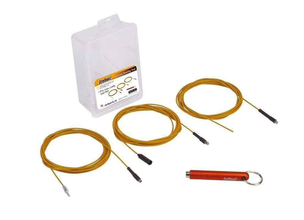 IceToolz kabelgeleider 67R1, 3 kabels met magneet 2,5mx1mm, oranje