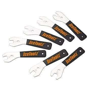 IceToolz conussleutelset 47X7, 7-delig 13~19mm, zwart