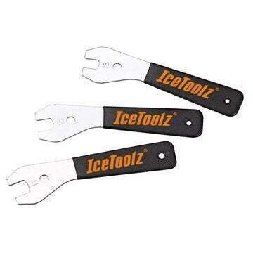 IceToolz conussleutel 47X3, 3-delig 13/15/17mm, zwart
