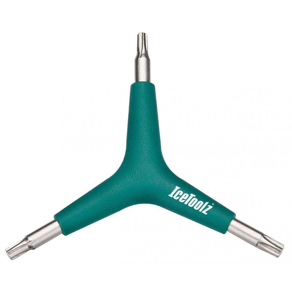 IceToolz Y-sleutel 70T2, Torx T25xT30xT40, groen