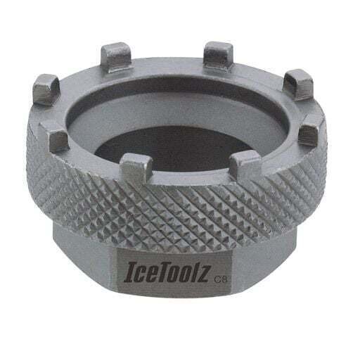 IceToolz trapassleutel 11D3, 8 nokken, zilver