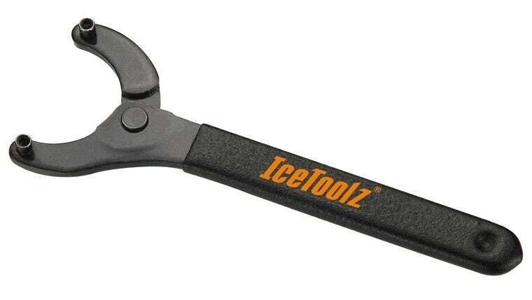 IceToolz trapastang 11A0, verstelbaar, zwart