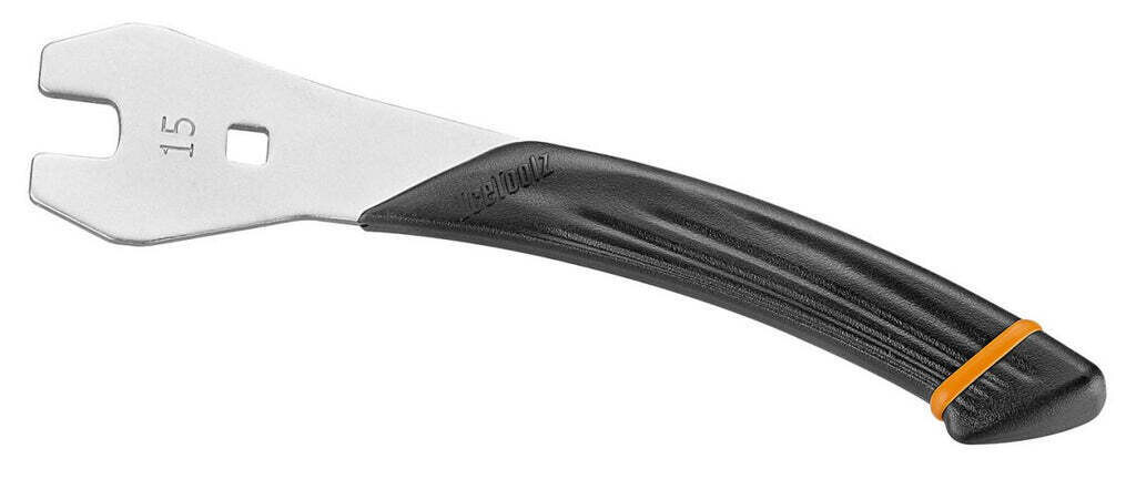 IceToolz pedaalsleutel met extra grip arm 15mm, zwart, IceToolz pedaalsleutel: 33S1