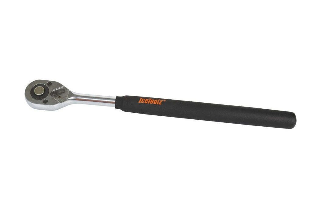 IceToolz ratelsleutel 53R4, 2-weg, met Quick Release 1/2”, zwart