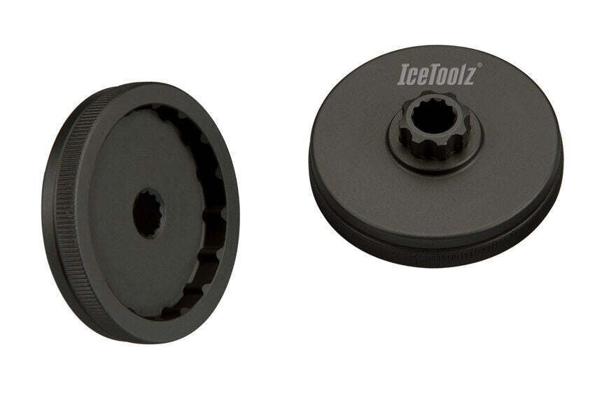 IceToolz Trapas gereedschap, Cr-Mo staal, voor Shimano® Hollowtech II. Gepatenteerd.